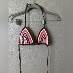 Crochet Bikini bra top size XS GAP